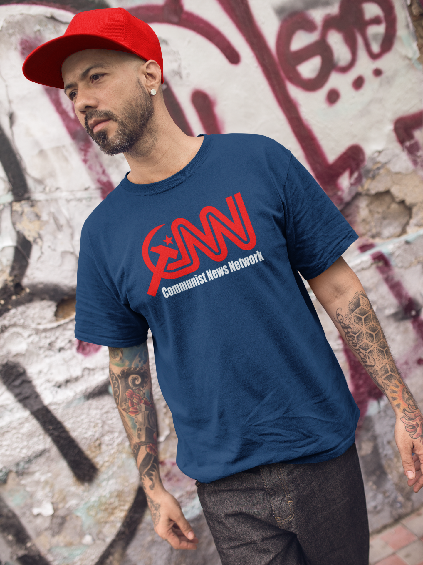 CNN Commie T-Shirt Men