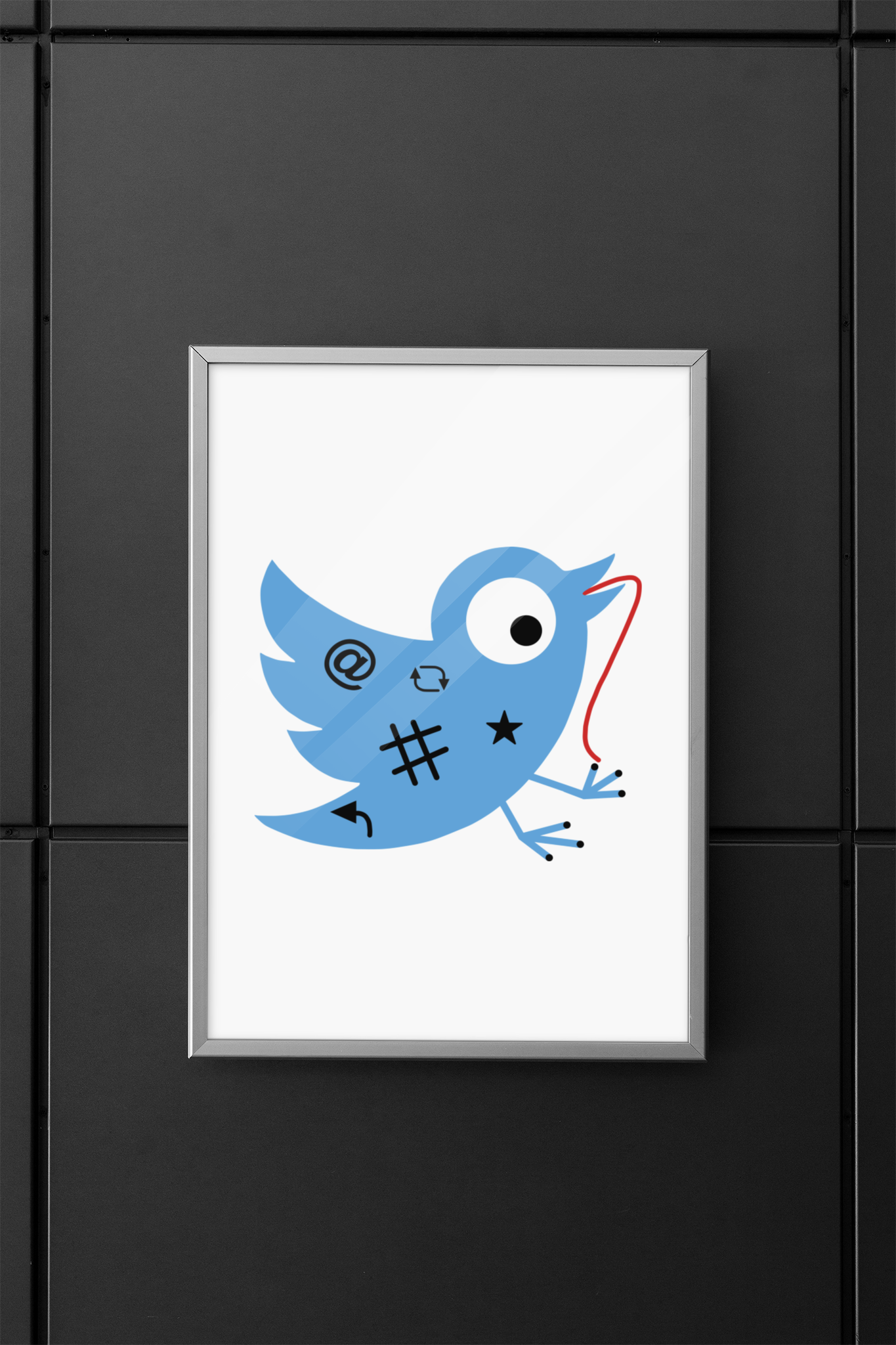 Twitter Recovery Bird Poster, Poster Online, Posters Online, BigTech Poster