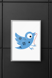 Twitter Birdie Recovery Poster