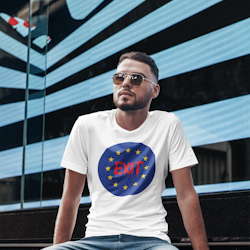 Exit EU  T-Shirt Herr
