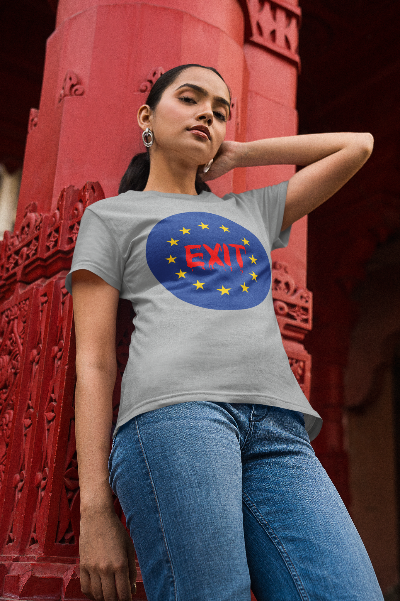 Exit Eu T-Shirt Dam