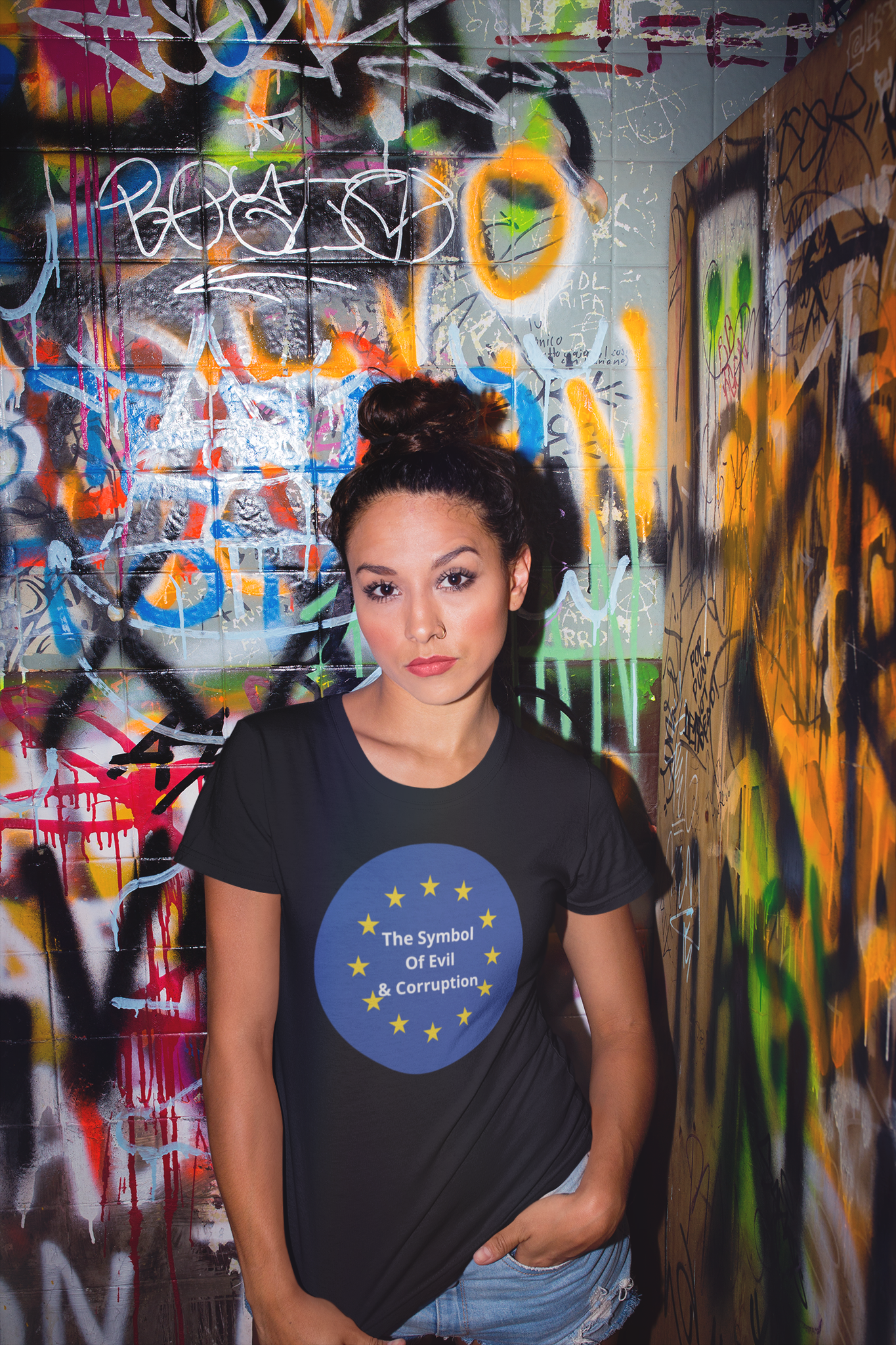 EU-Evil & Corruption T-Shirt Women