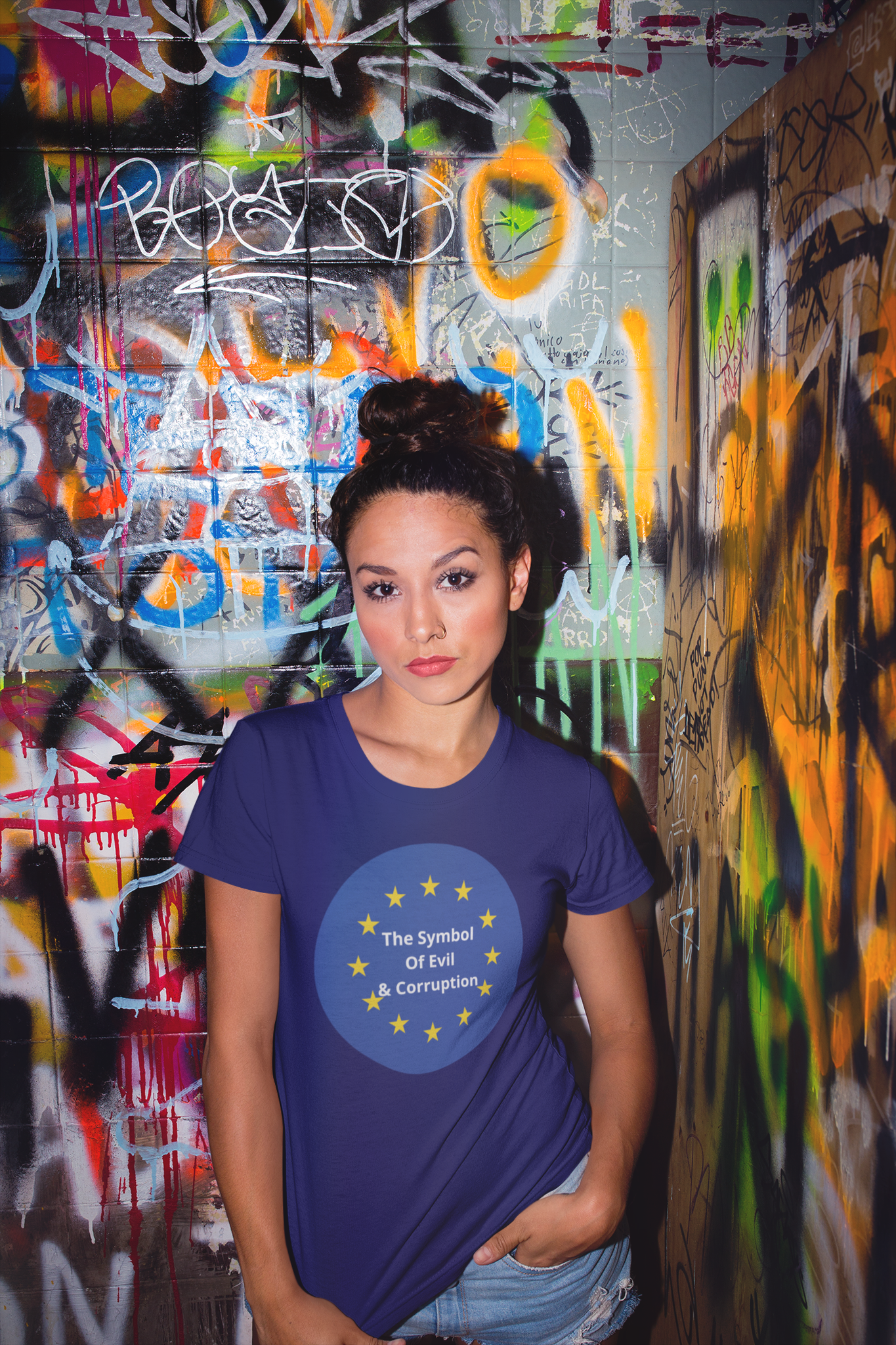 EU-Evil & Corruption T-Shirt Women