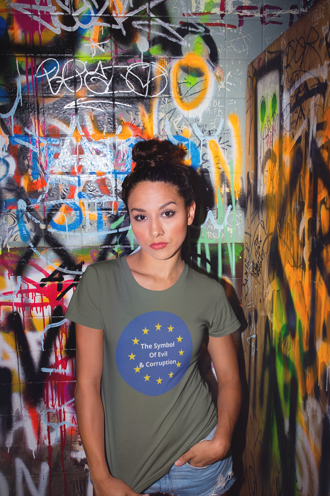 EU-Evil & Corruption T-Shirt Women
