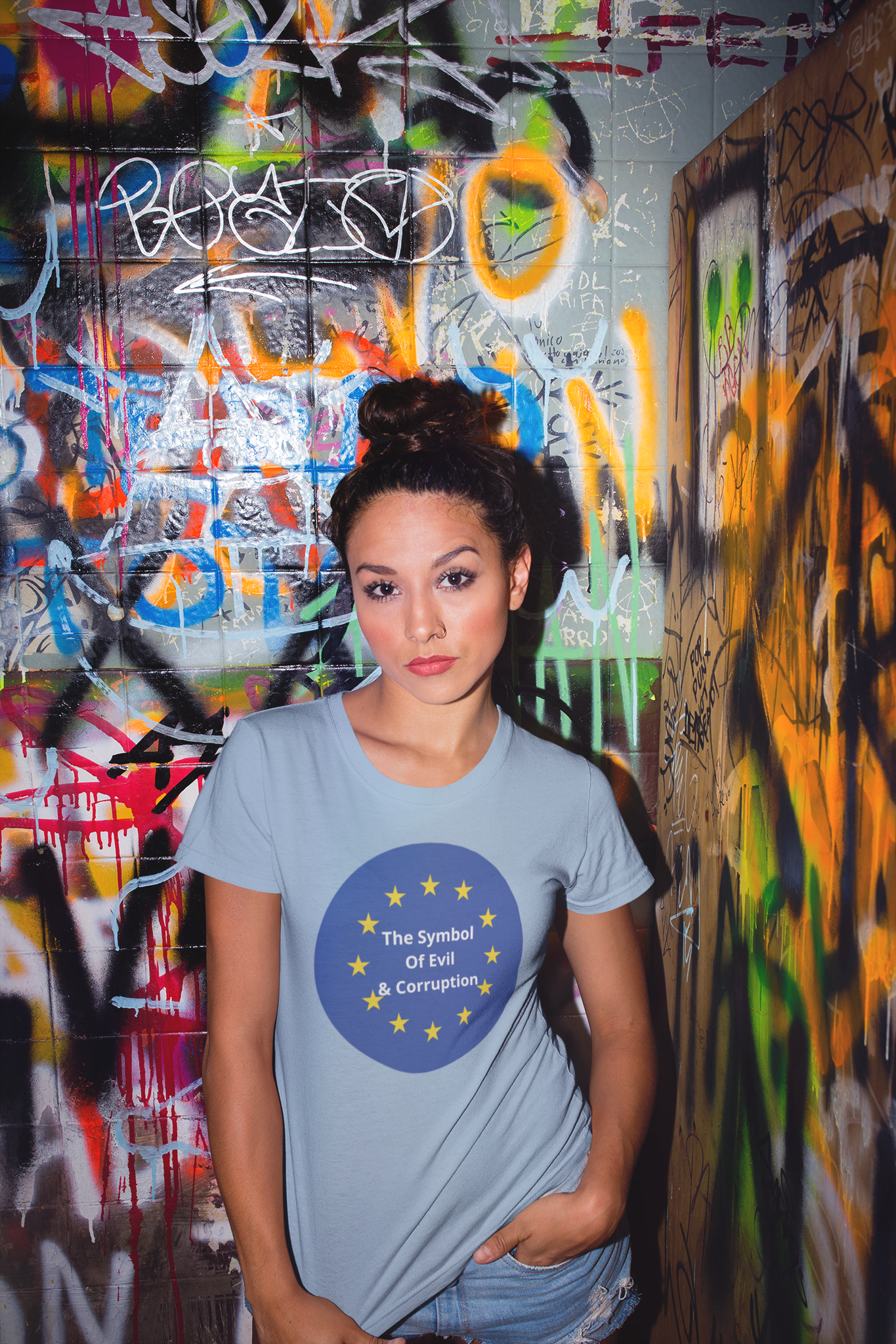 EU-Evil & Corruption T-Shirt Women