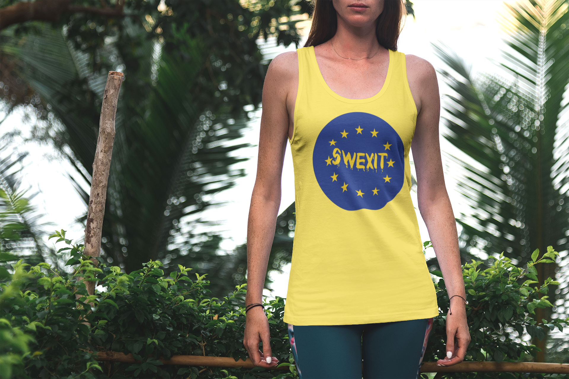 Statements Clothing have the largest merch collection for Swexit & Exit The European Union, Swexit Tank Top