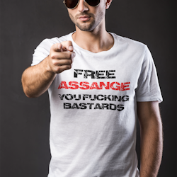 Free Assange T-Shirt Men