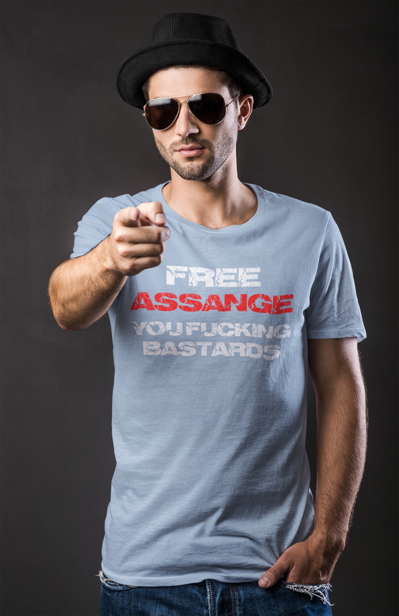 Free Assange T-Shirt Men