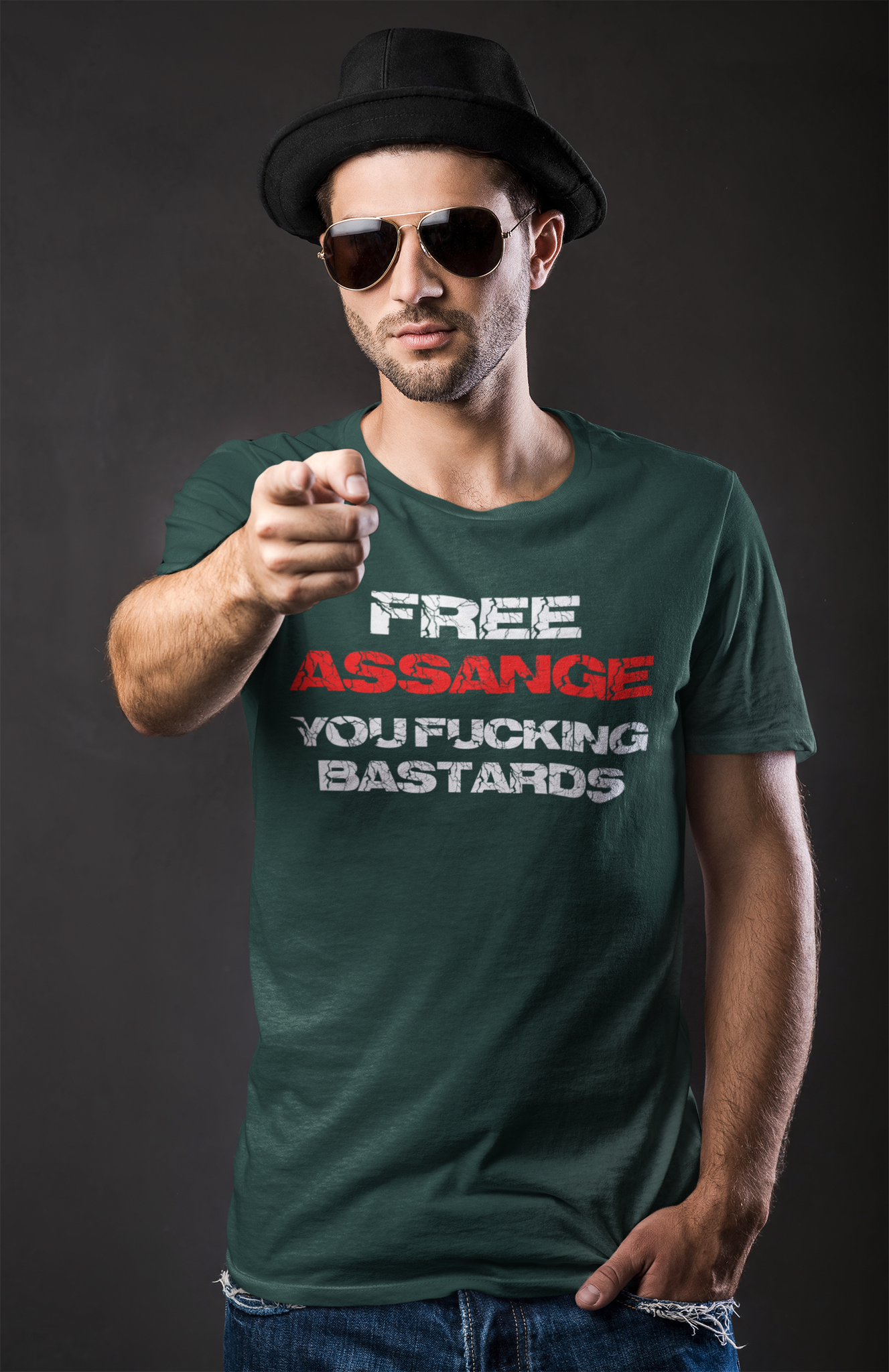 Free Assange T-Shirt Men