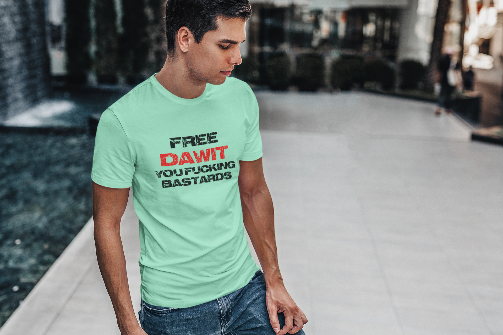 Free Dawit You Bastards, T-Shirt Men, Sizes upp to 5xl
