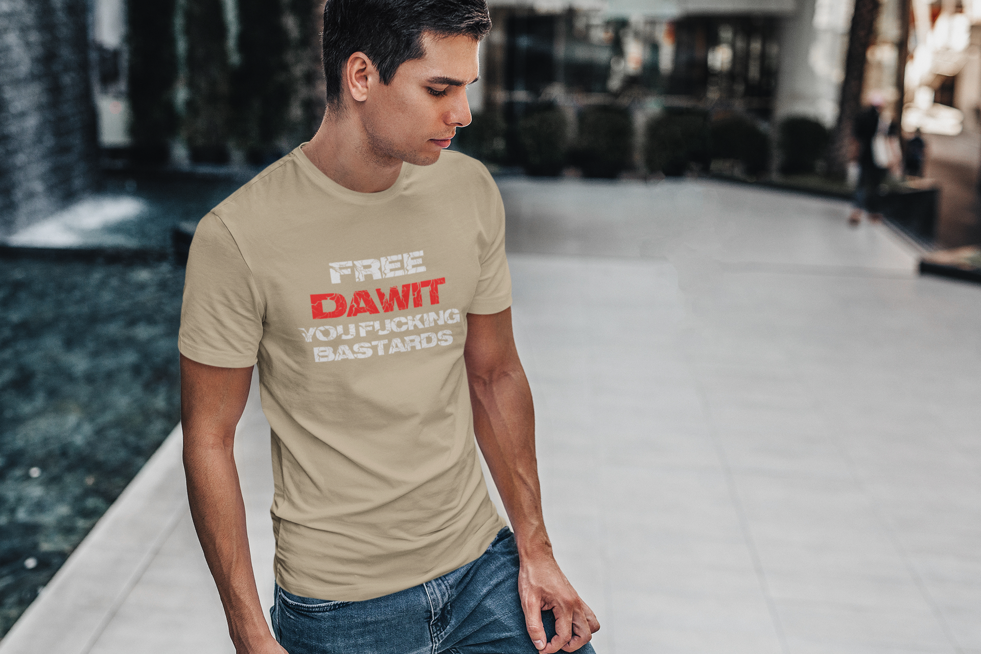 Free Dawit  T-Shirt Herr