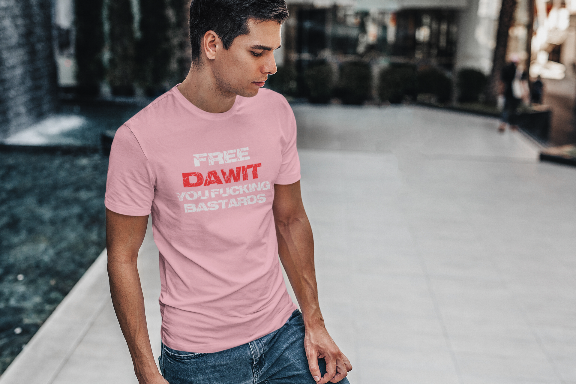 Free Dawit  T-Shirt Herr