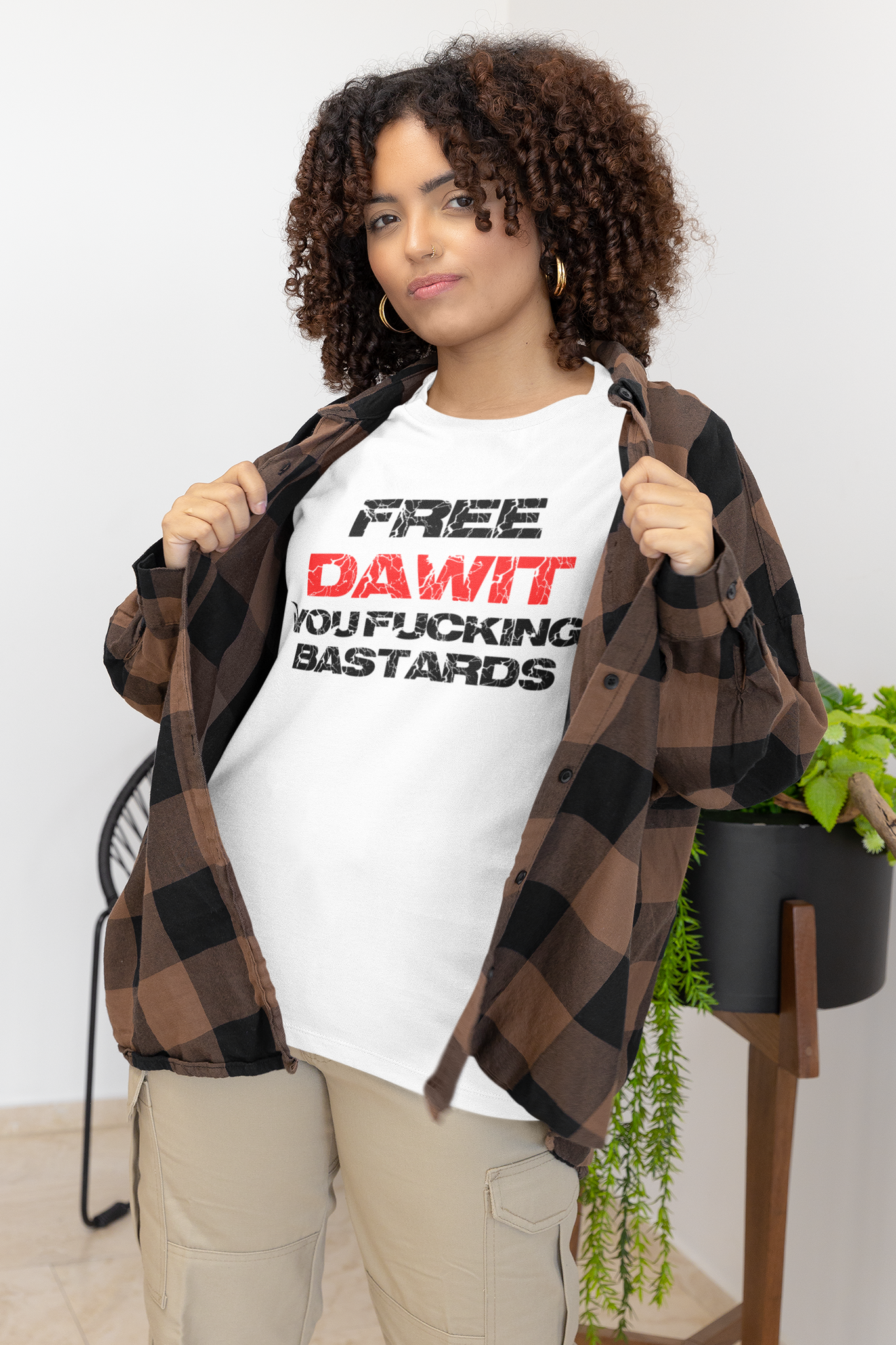 Free Dawit Isaak T-Shirt, Women/Dam