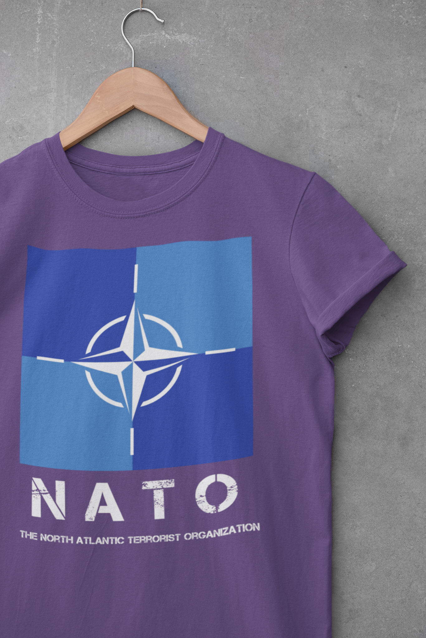 Anti Nato  T-Shirt Herr