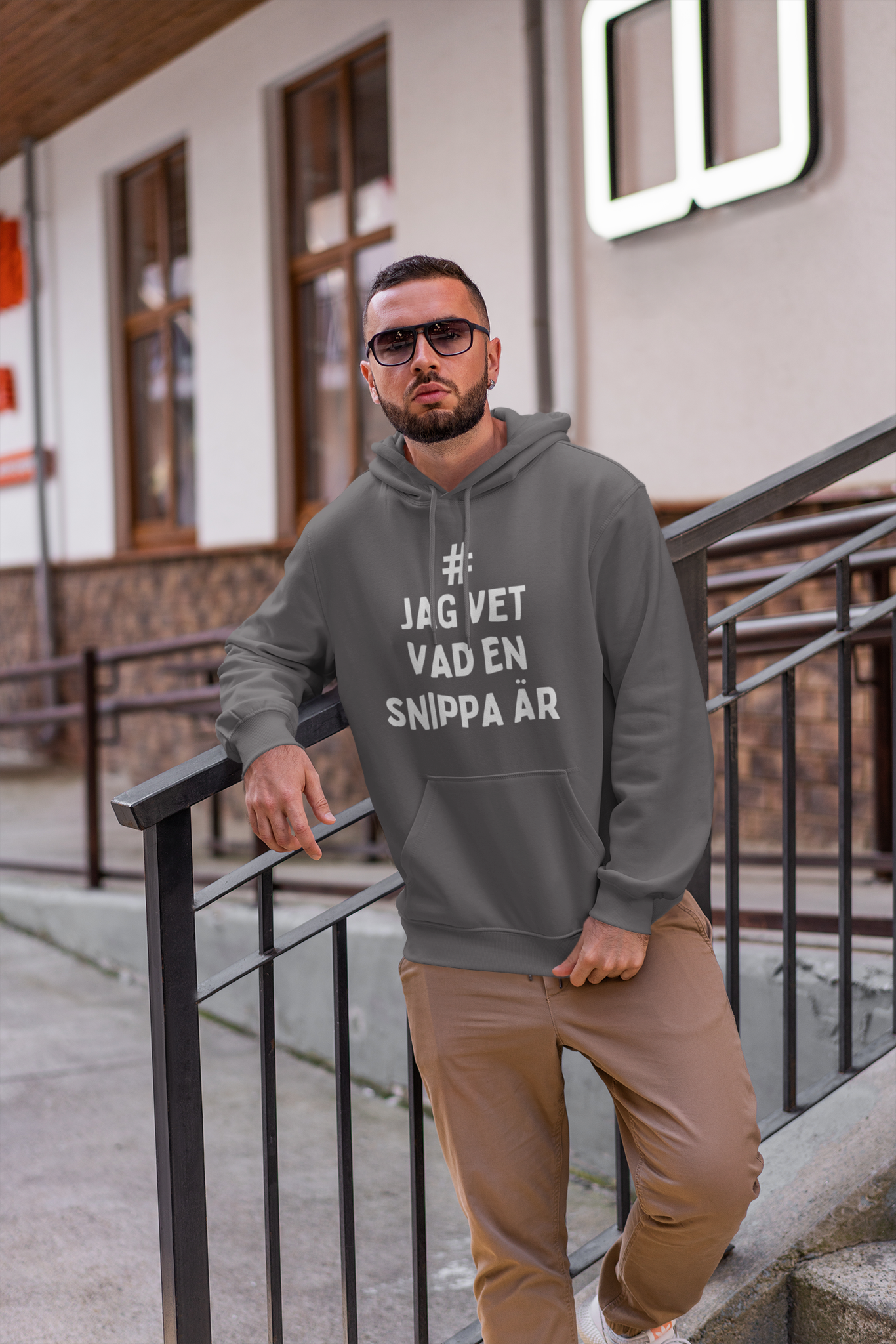 #JAG VET VAD EN SNIPPA ÄR Hoodie Men