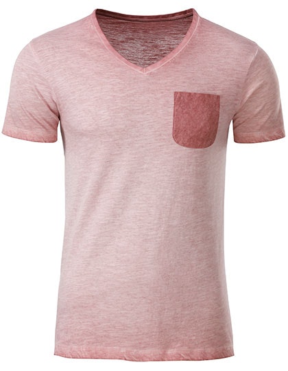 Pocket V-Neck T-Shirt Herr