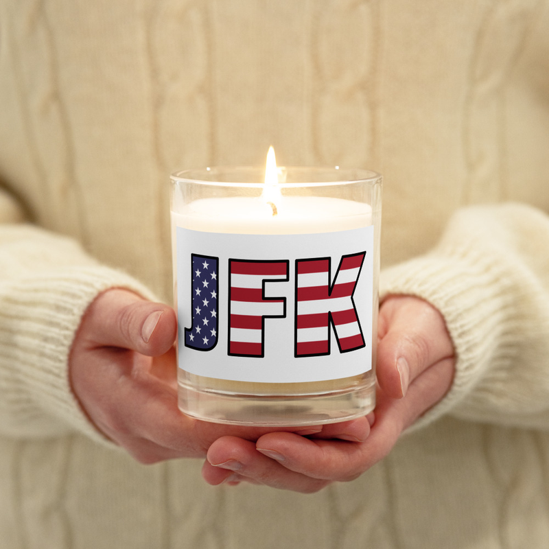 JFK Wax Candle - White - Unscented