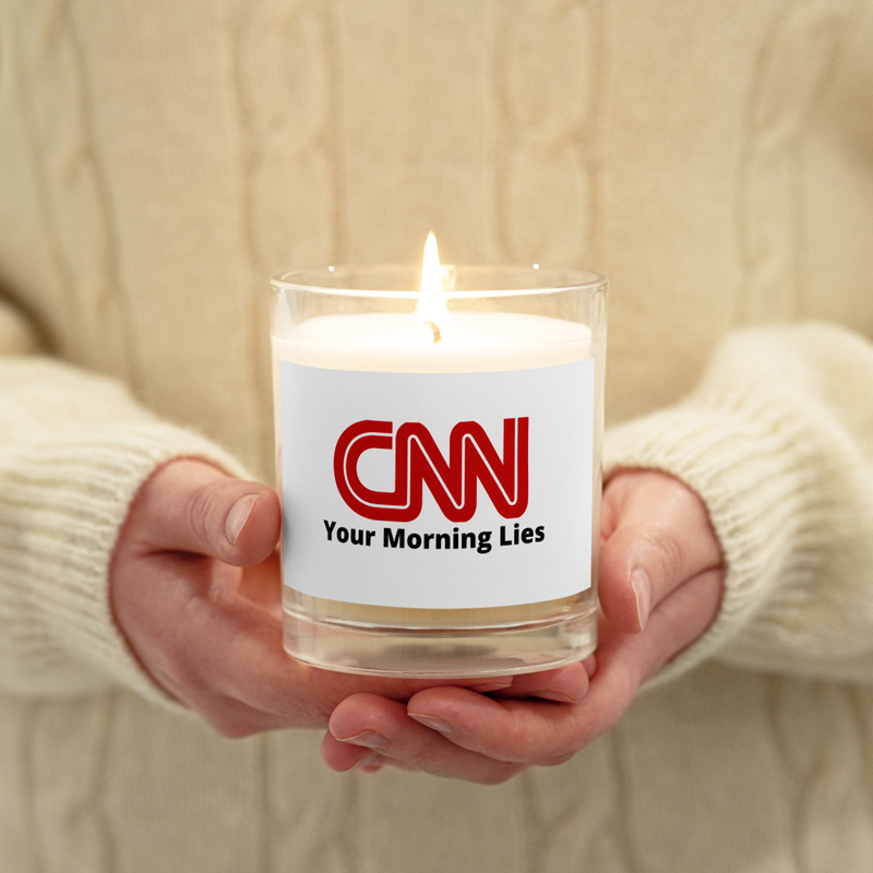 CNN Your Morning Lies Wax Candle - White - Unscented