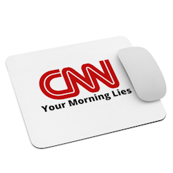 CNN Your Morning Lies Mouse Pad - White