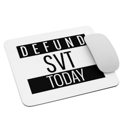 Defund SVT Mouse Pad - White