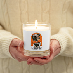 Cool Dog Wax Candle - White - Unscented