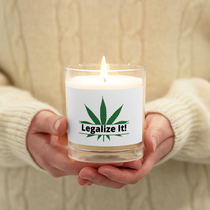 Legalize It! Wax Candle - White - Unscented