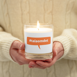 Tala Om Det Wax Candle - White - Unscented