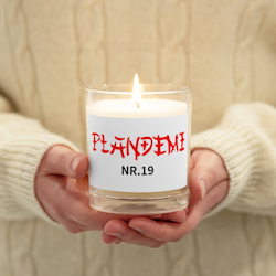 Plandemi Wax Candle - White - Unscented