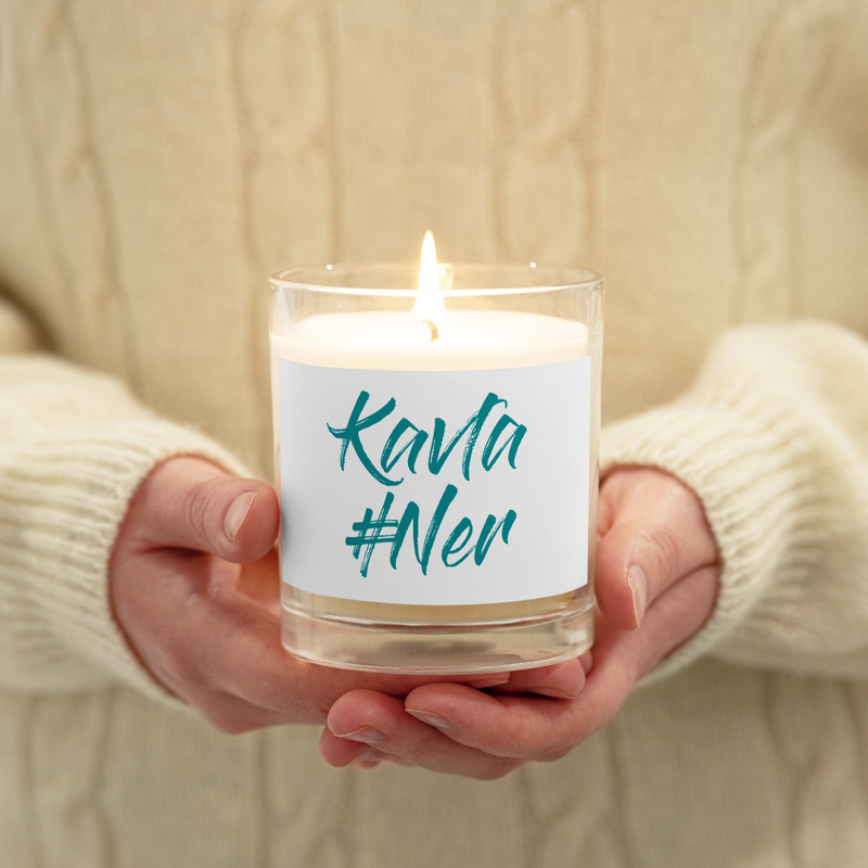 Kavla Ner Wax Candle - White - Unscented