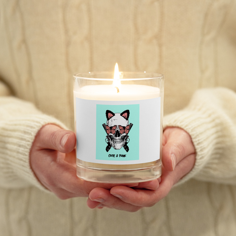 Cute & Punk Wax Candle - White - Unscented