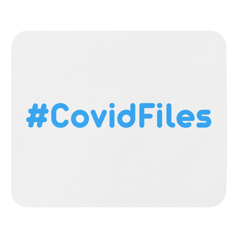 CovidFiles Mouse Pad - White