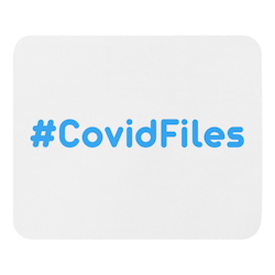 CovidFiles Mouse Pad - White
