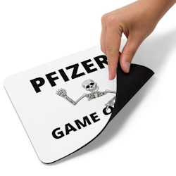 Pfizer Game Over Mouse Pad - White