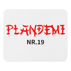 Plandemi Nr.19 Mouse Pad - White