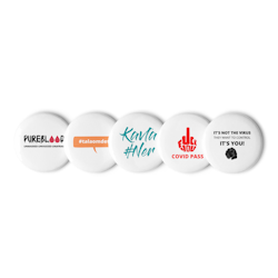 Covid Mix: 1. Pin Buttons (5pcs)