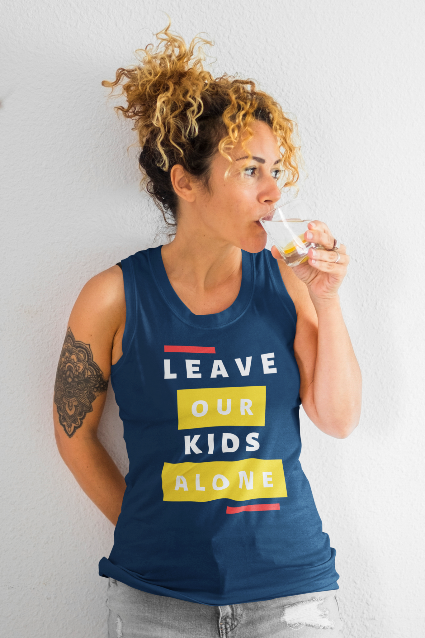 Leave Our Kids Alone Tank Top Dam