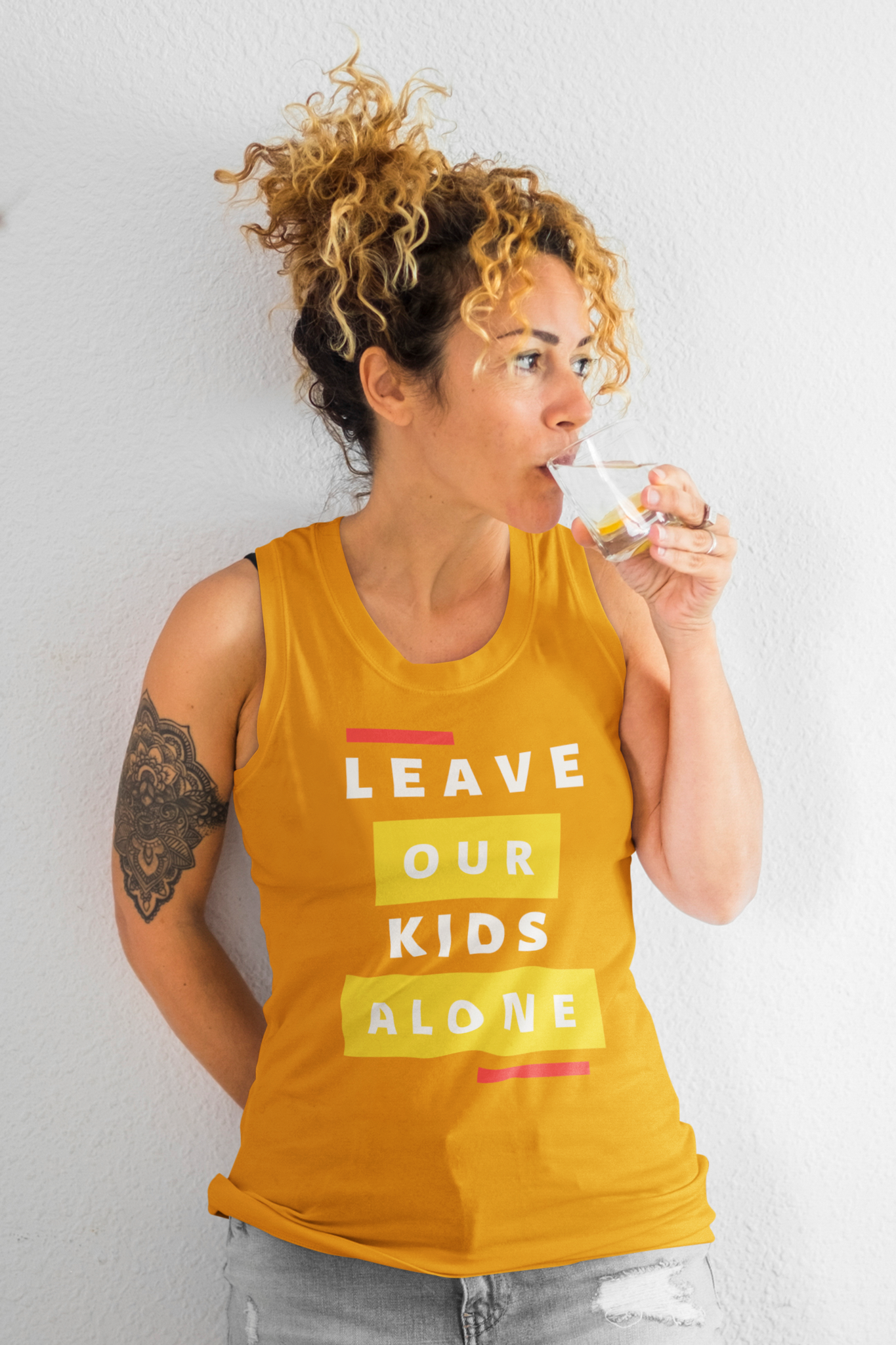 Leave Our Kids Alone Tank Top Dam