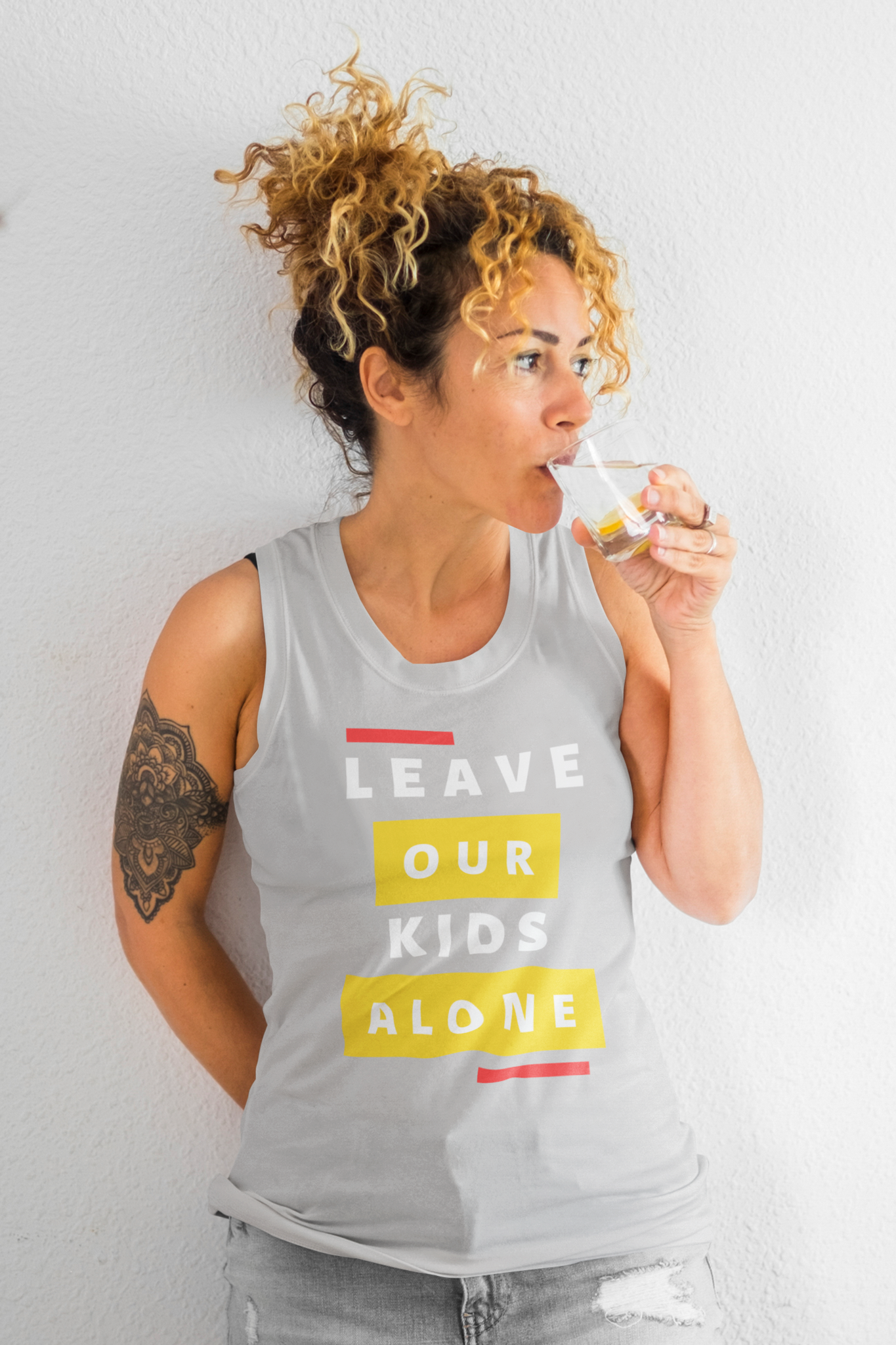 Leave Our Kids Alone Tank Top Women