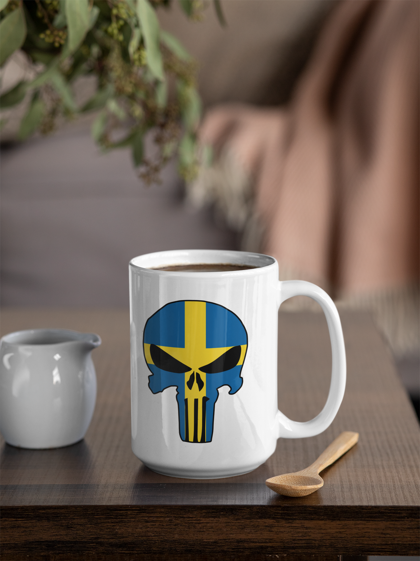 Swedish Skull Mug