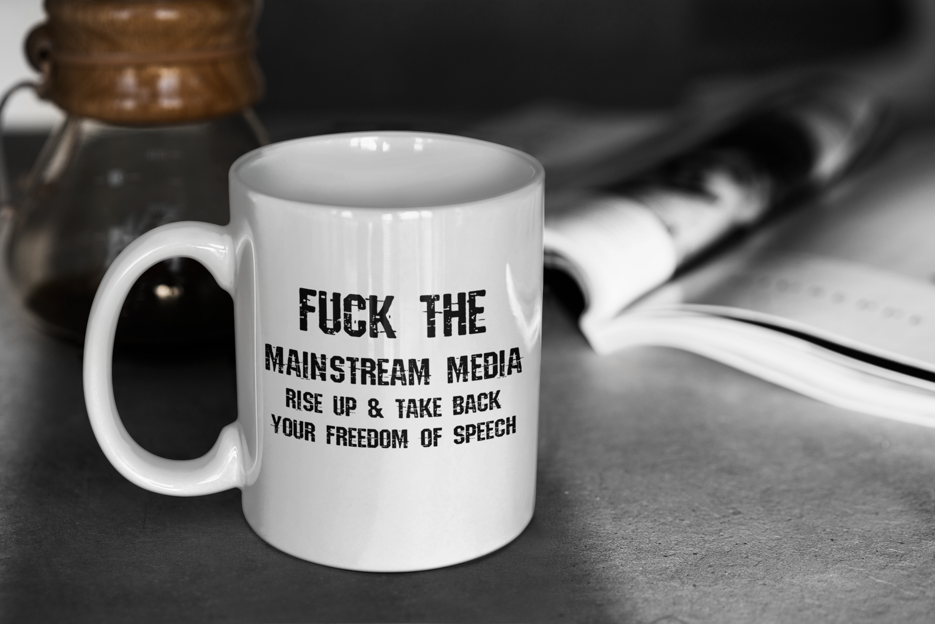 Fuck The Mainstream Media Mugg