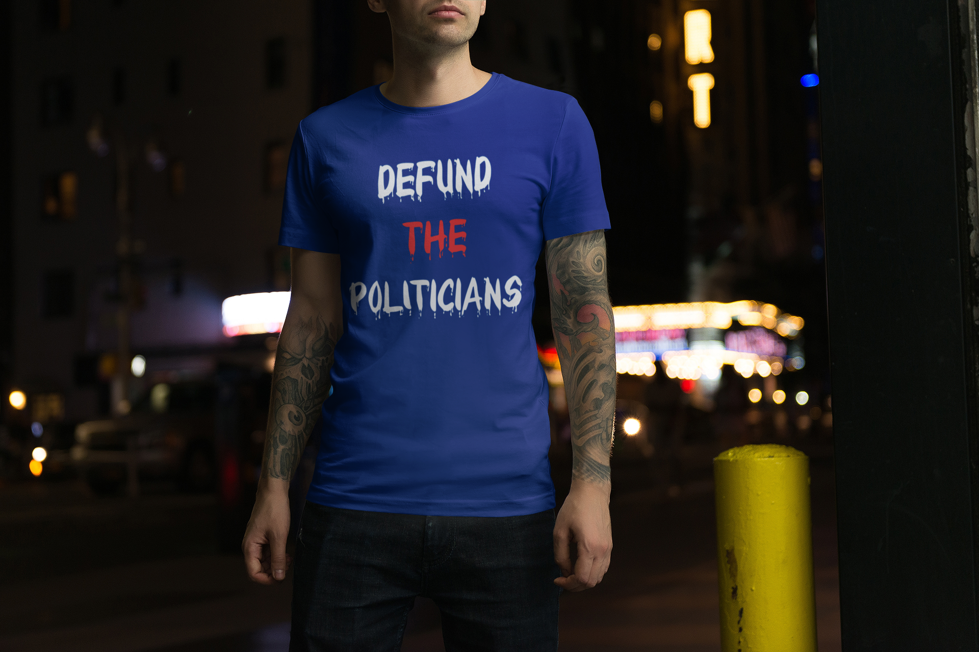 Had enough of the politicians?T-Shirt Men, Defund The Politicians