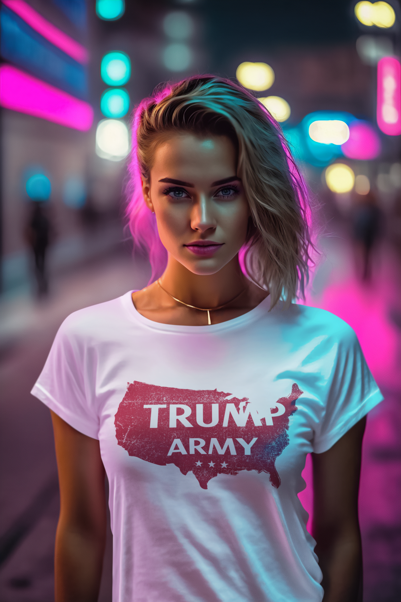 Trump Army T-Shirt  Dam