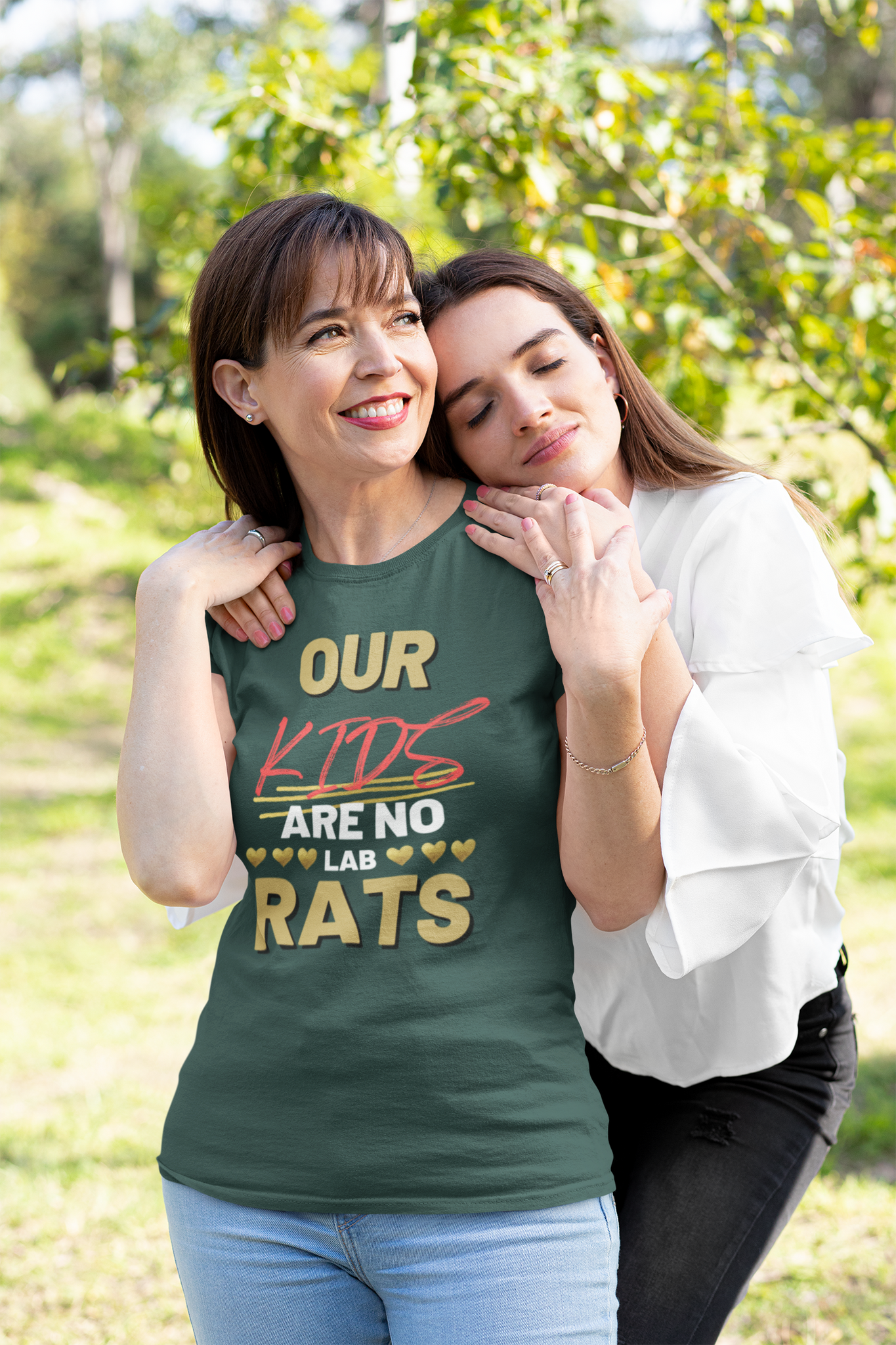 Our Kids Are No Lab Rats T-Shirt Women