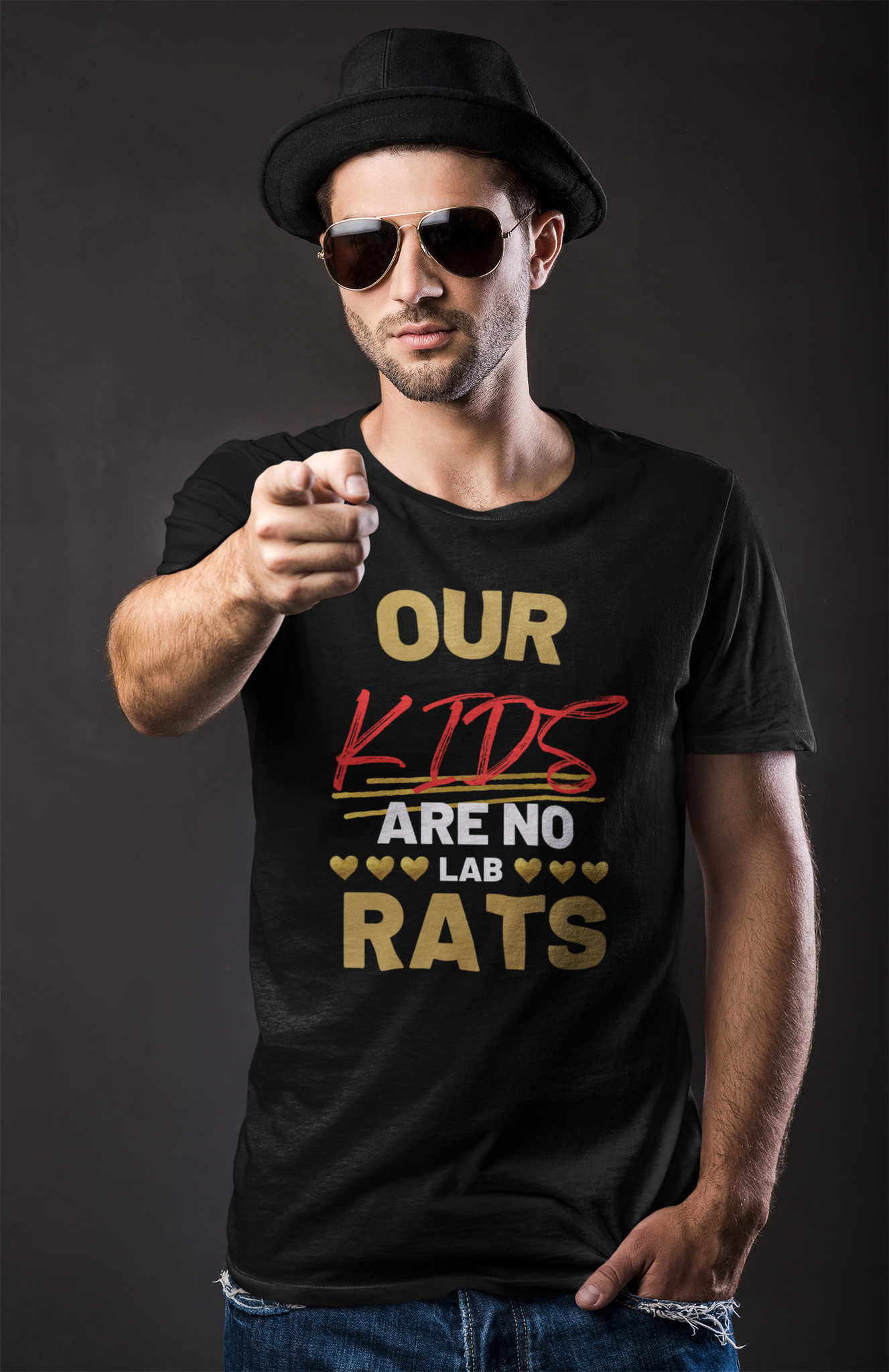 Our Kids Are No Lab Rats T-Shirt Herr