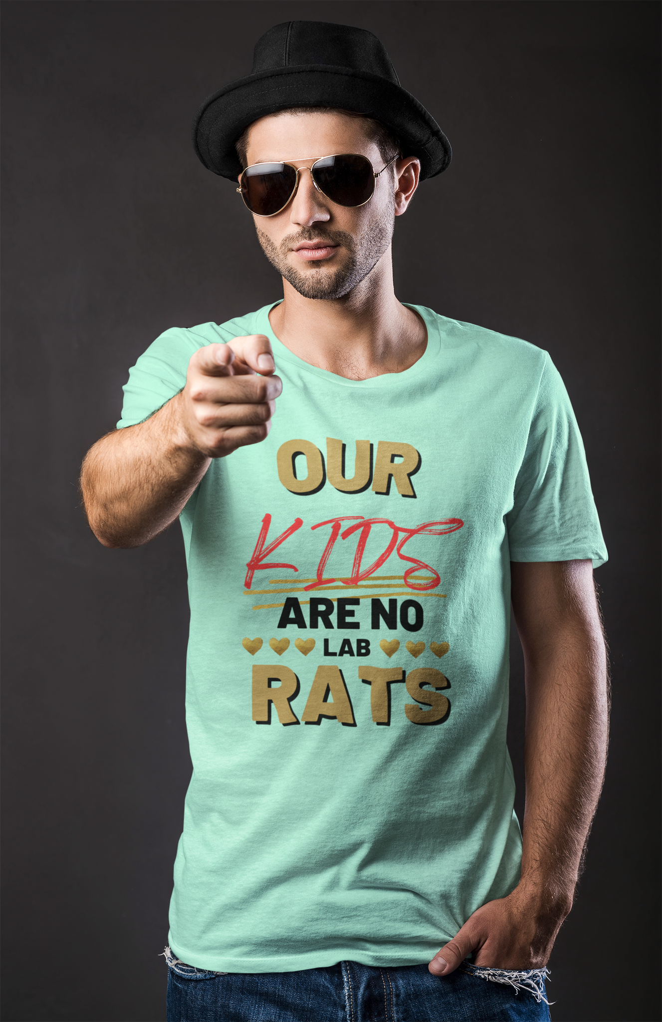 Our Kids Are No Lab Rats T-Shirt Men