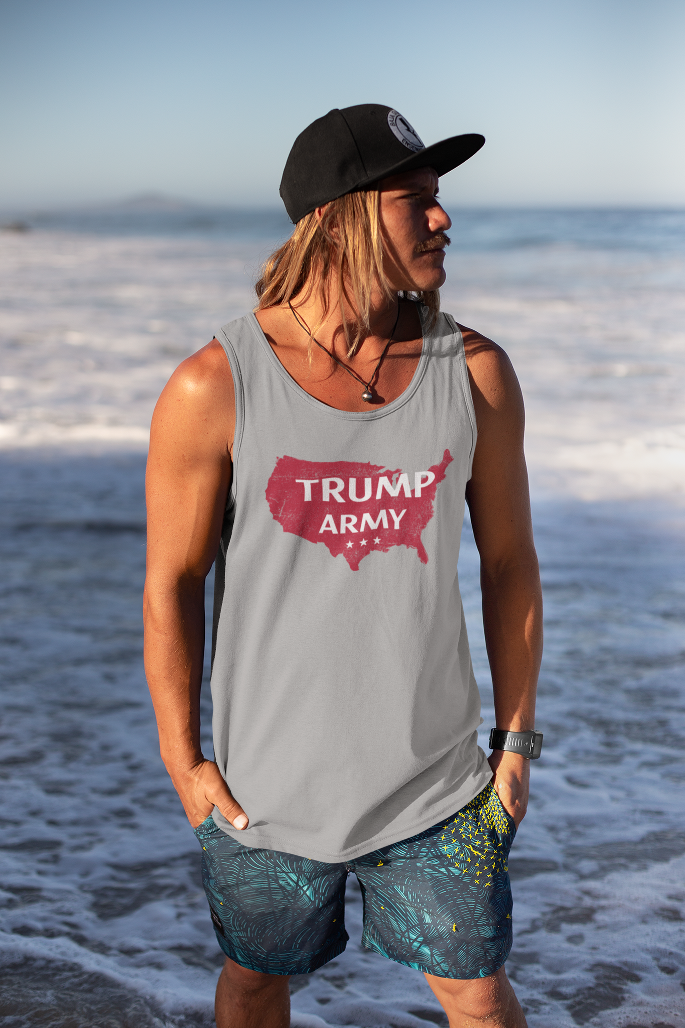 Trump Support Merchandise. Tank Top.Trump Army
