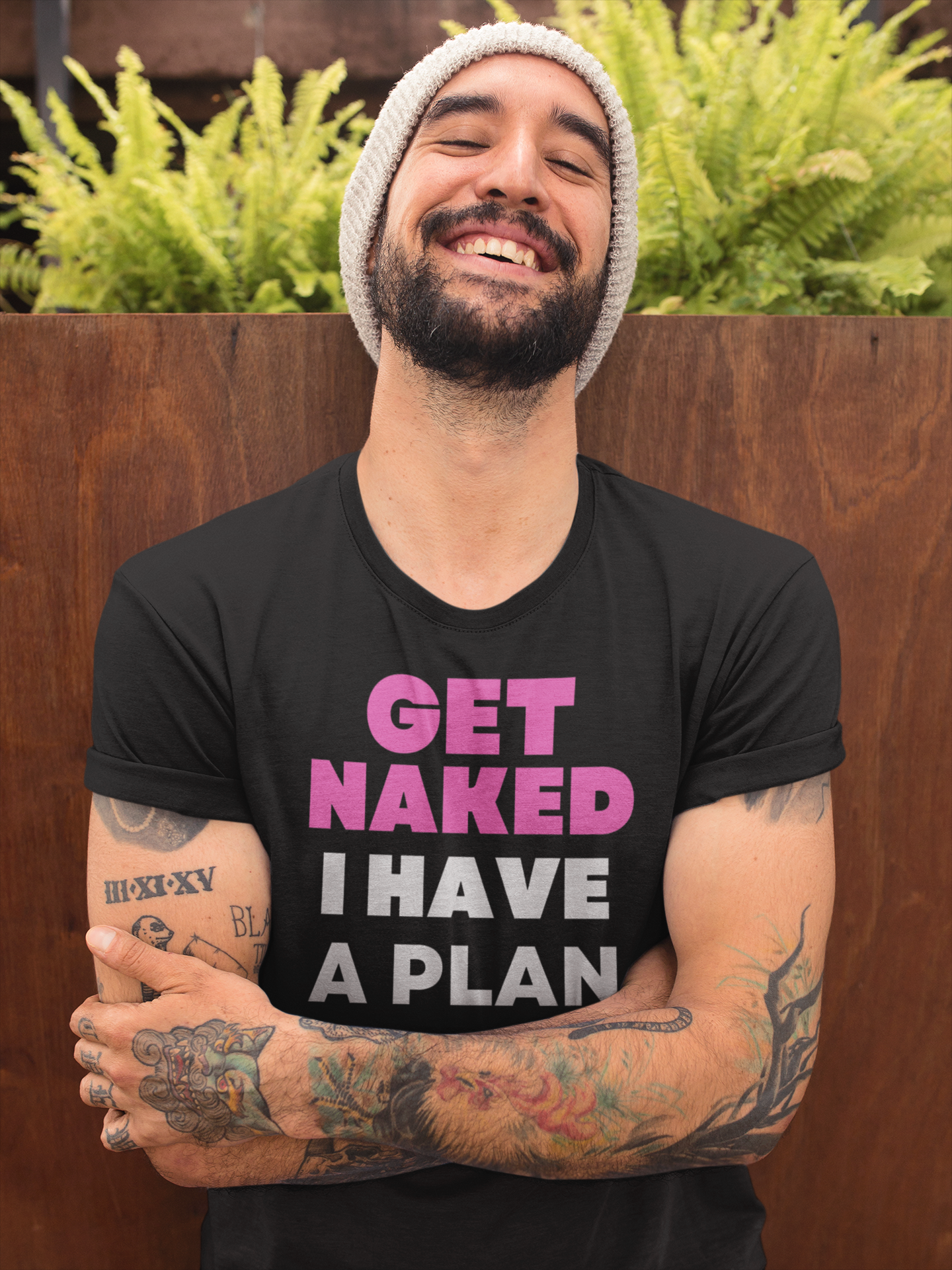 Get Naked T-Shirt Herr