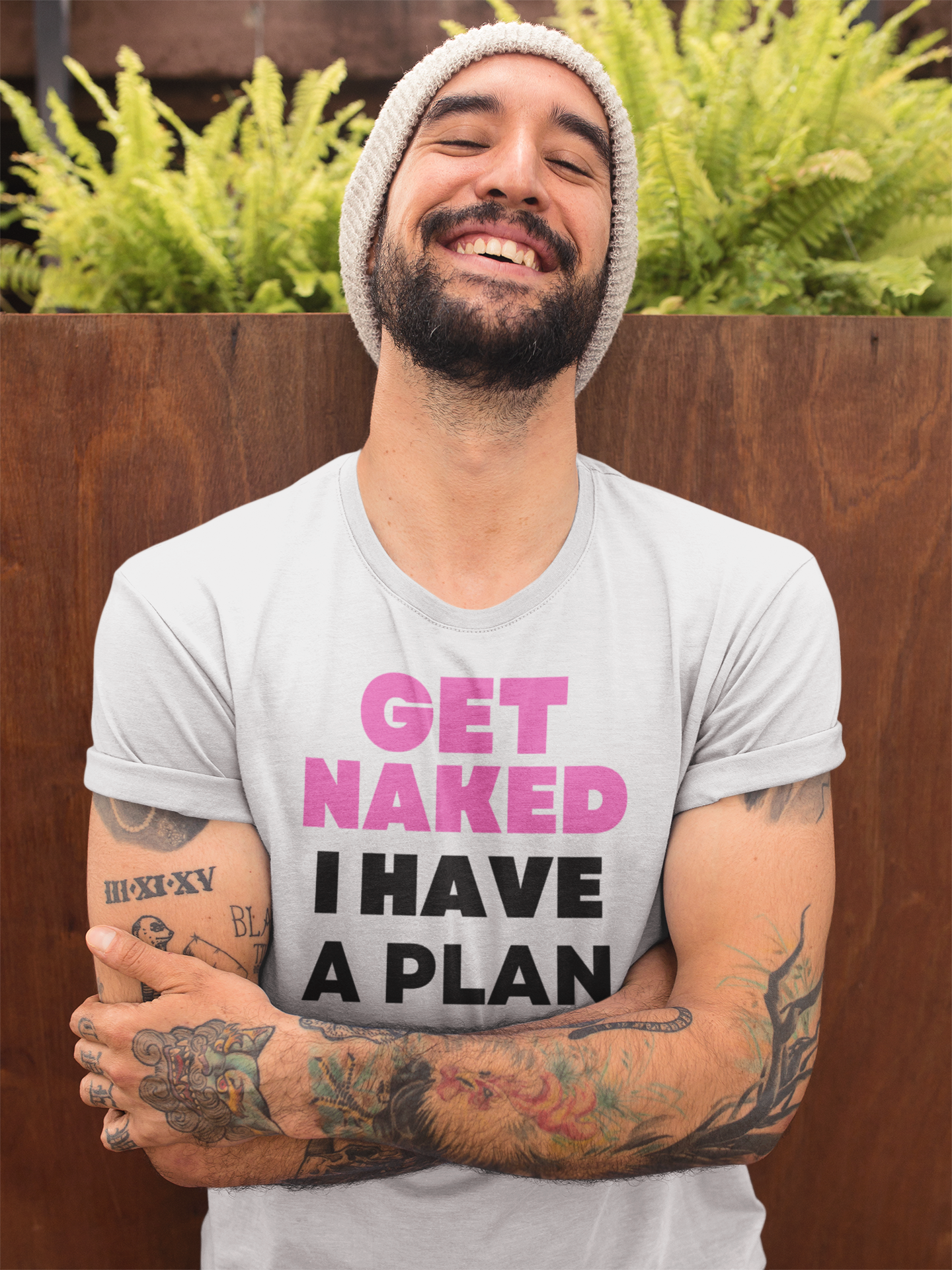 Get Naked T-Shirt Herr