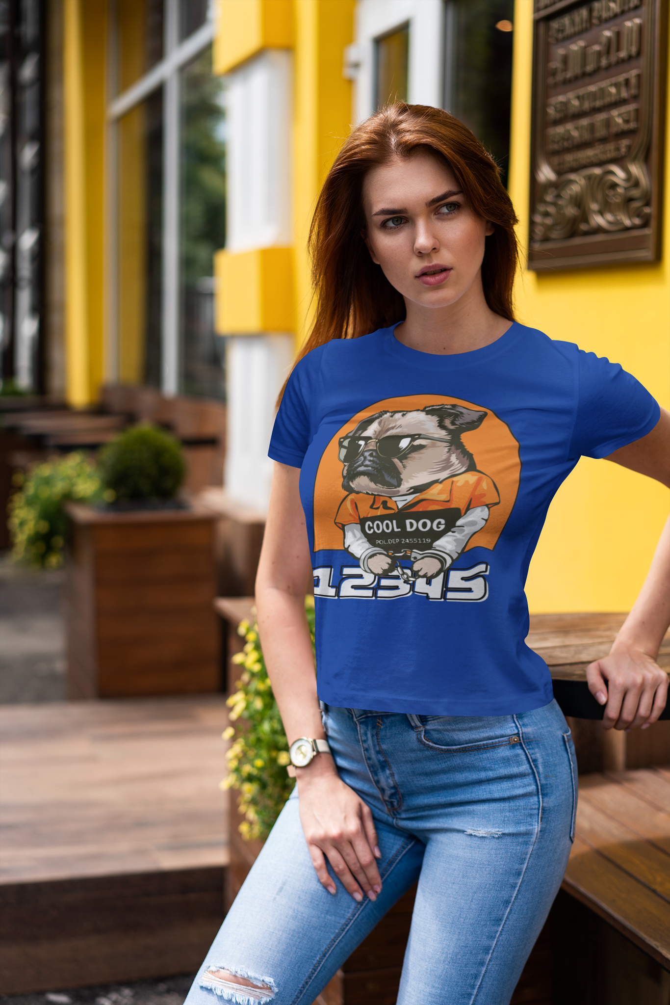 Prison Dog T-Shirt  Dam