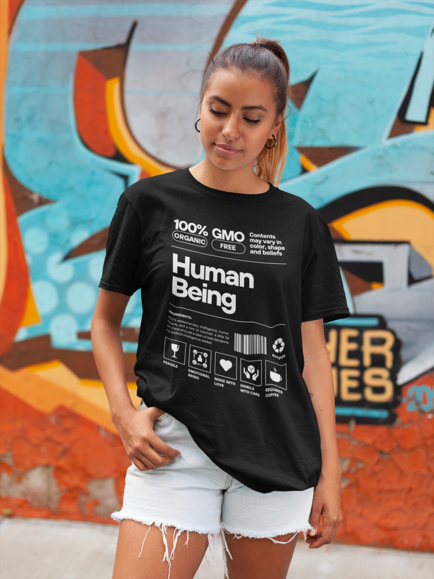 Human Being T-Shirt  Dam